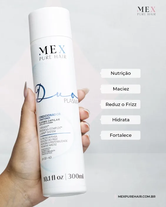 Post de produto para a MEX Pure Hair