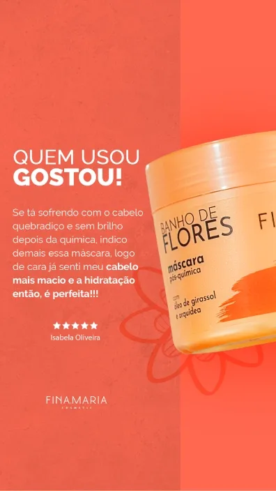 Post de depoimento para a Fina Maria
