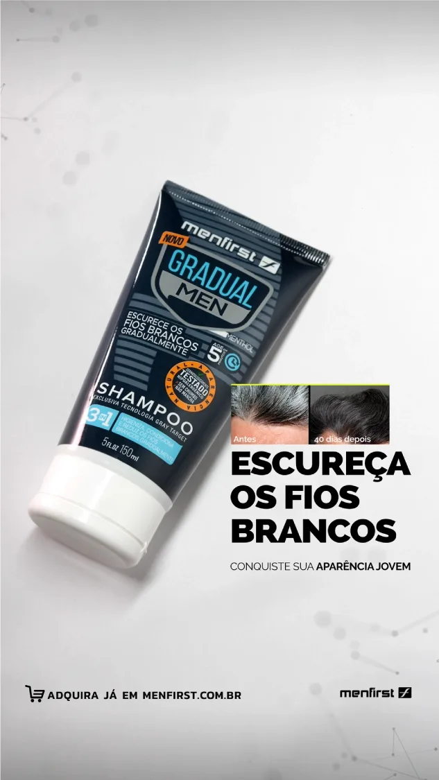 Story de produto para a Menfirst